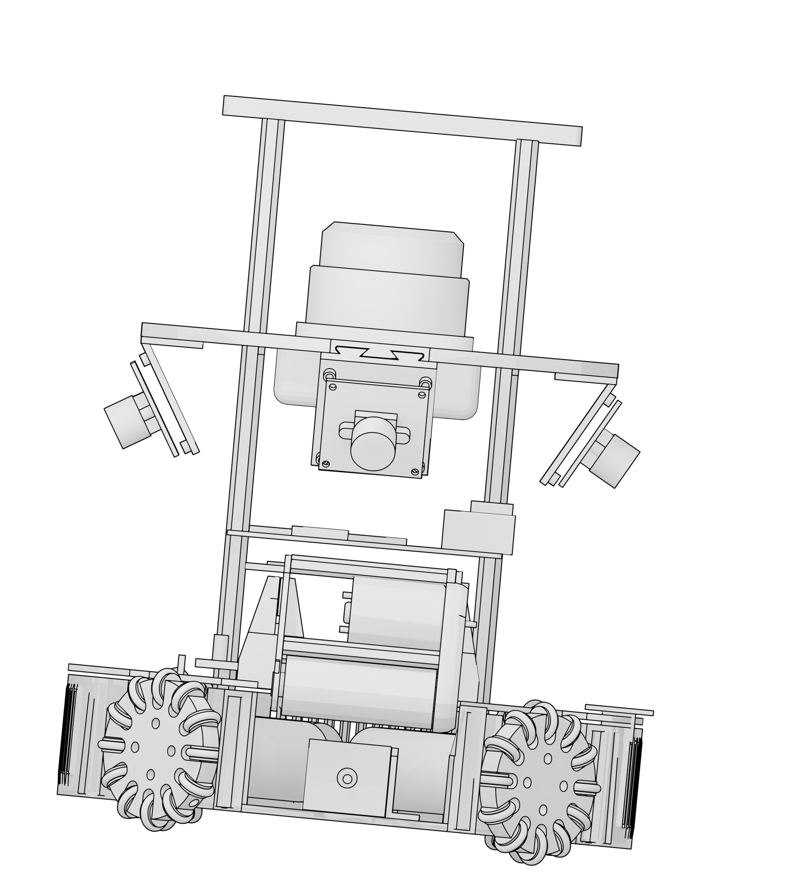 Terminus robot assembly render